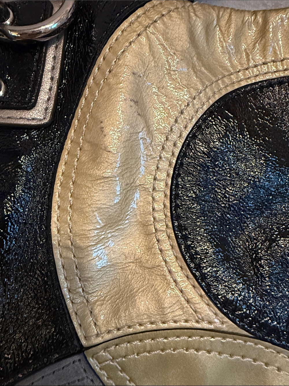 Coach Peyton Inlaid C Tote - Picture 9 of 11